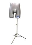 Inflatable Male Brief Form, with MS12 Stand, Silver
